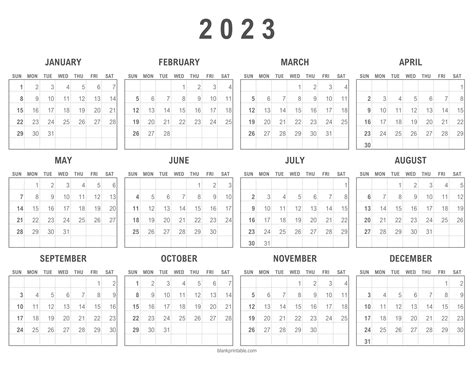2023 2024 Calendar Printable One Page Two Year Calendar Planner