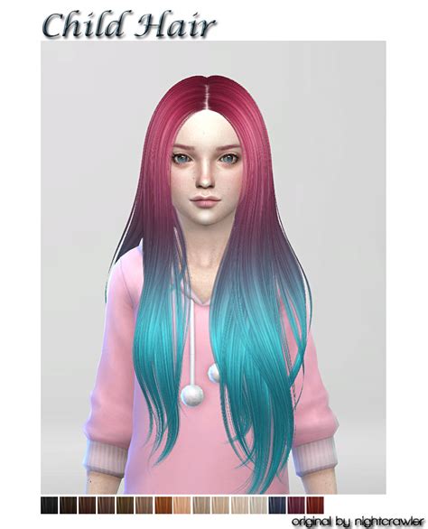 Sims 4 Ccs The Best Hair For Child By Shojoangel