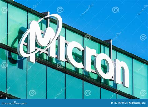 Dec 14 2019 San Jose Ca Usa Close Up Of Micron Logo At Their