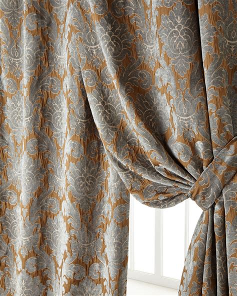 Legacy Two 50w X 96l Bella Damask Curtains Neiman Marcus
