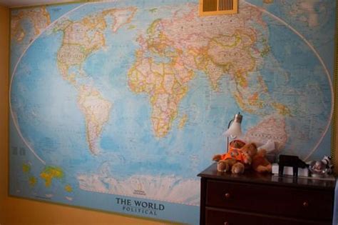 National Geographic 9 2 X6 4 Classic World Map Map Poin
