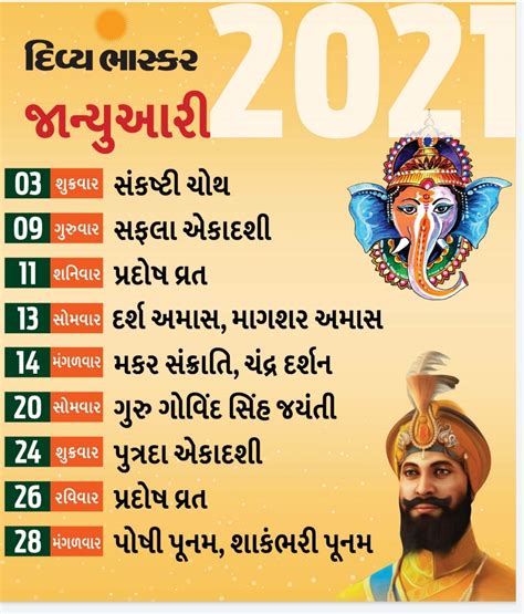 2021 Calendar And Indian Holidays Calendar 2021 With Festivals And Tithi