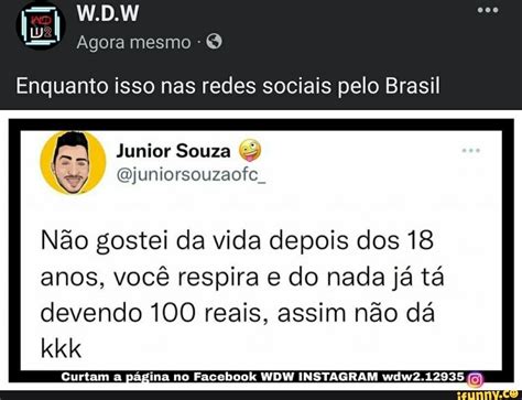 Ese Agora Mesmo Enquanto Isso Nas Redes Sociais Pelo Brasil Não Gostei