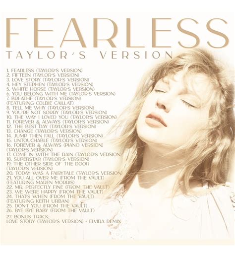 Taylor Swift Fearless Taylors Version 2x Cd Disco Doble Mercadolibre