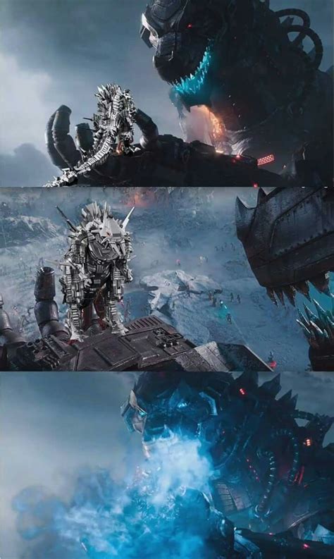 City on the edge of battle (2018) and godzilla: MECHA GODZILLA ANIME VS GODZILLA READY PLAYER ONE ...
