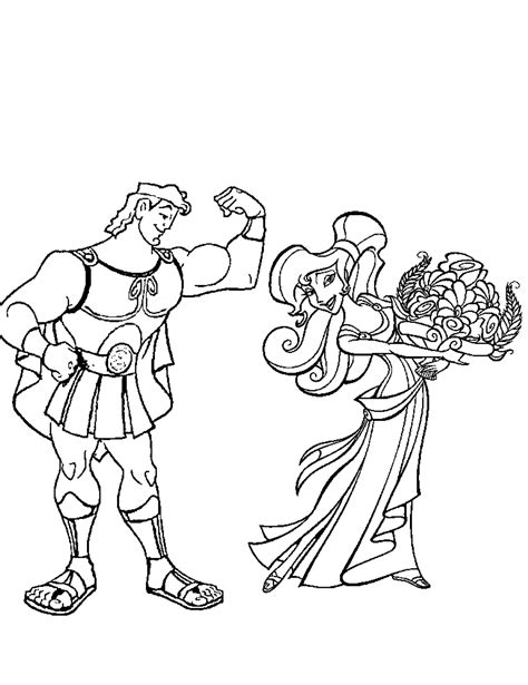 Hercules Coloring Pages Disney Coloring Home