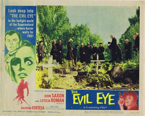 The Evil Eye Original Us Lobby Card 7 Mario Bava John Saxon Giallo Horror Moviemem Original