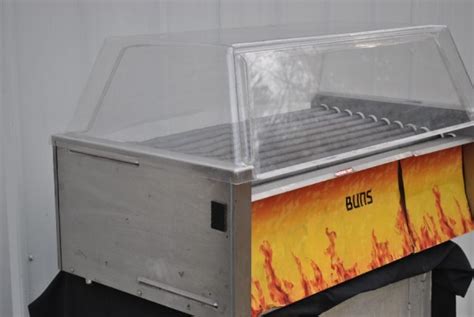 Star 50 Scbd Grill Max Pro Hotdog Roller With Bun Drawer And Sneeze Guard