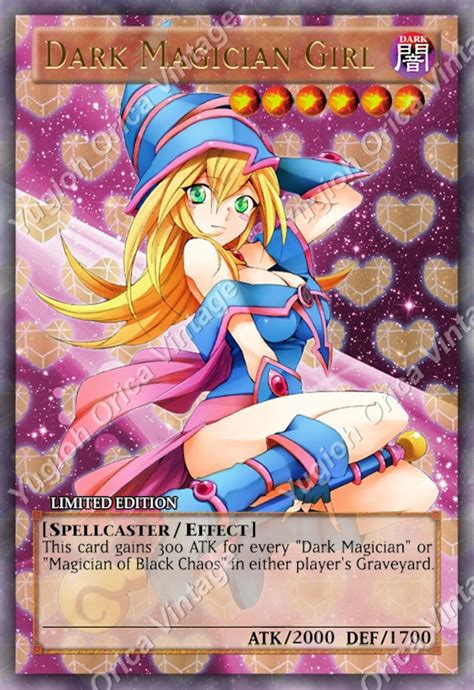 Yugioh Orica Dark Magician Girl 8 Cards Alternate Art Etsy