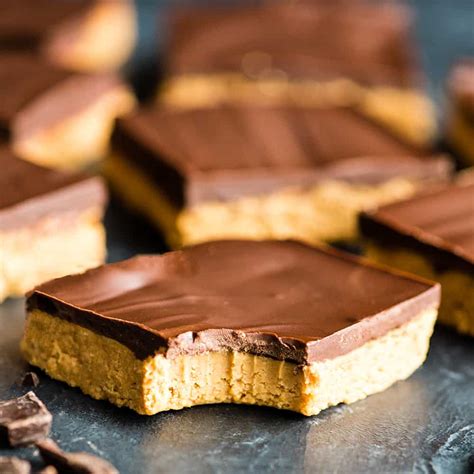 No Bake Chocolate Peanut Butter Bars Joyfoodsunshine