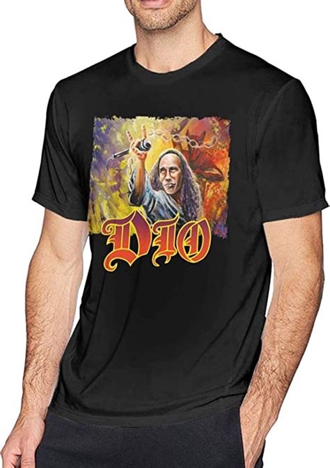 Ronnie James Dio Mens T Shirts Short Sleeve T Shirt For Mentee Shirt