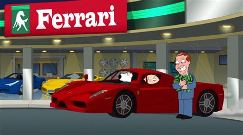 Family guy's triumphant return to fox after the studio cancelled the show three years previously is in family guy's airport '07 episode, a freshly rednecked peter causes quagmire to lose his job as an. IMCDb.org: 2002 Ferrari Enzo in "Family Guy, 1999-2020"