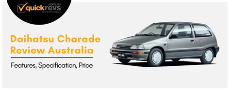 Daihatsu Charade Review Australia Features Specification Price