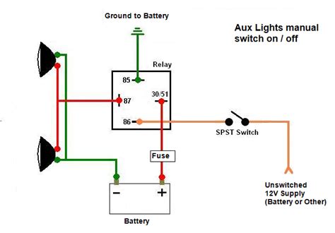 Wiring Diagram For Spotlights With Relay Wiring Digital And Schematic