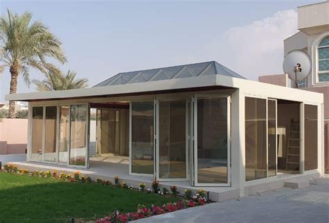 Luxury Glass Rooms Folding Doors Dubai Building Construction Group