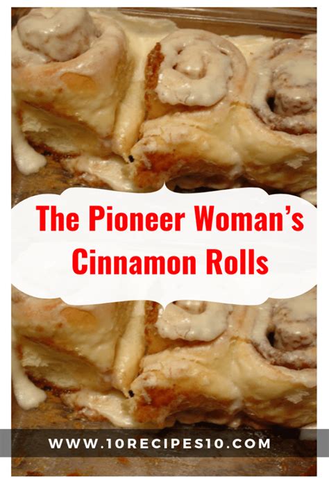 The Pioneer Womans Cinnamon Rolls Pioneer Woman Cinnamon Rolls