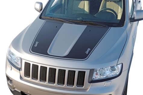 Matte Black Jeep Hood Decal for Grand Cherokee, Item ...