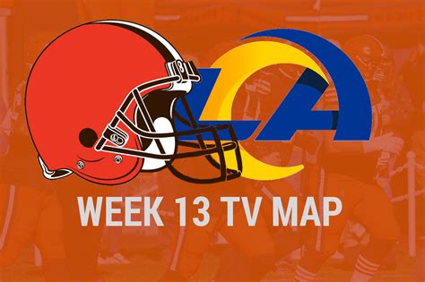 Cleveland Browns Vs Los Angeles Rams Week 13 Tv Map Dawgs By Nature