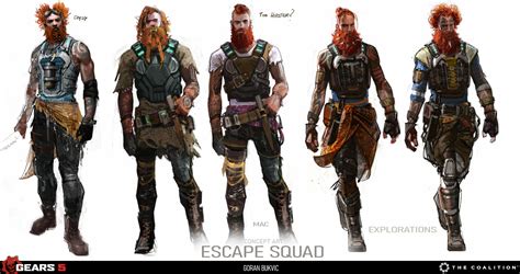 Goran Bukvic Gears 5 Escape Squad Concept Art