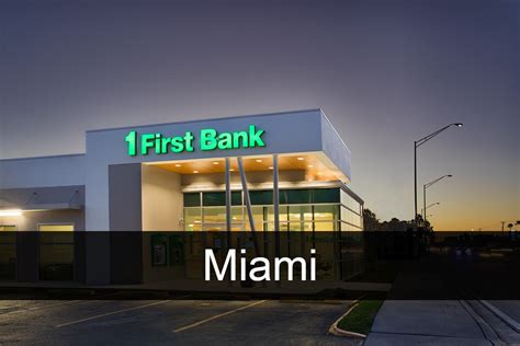 First Bank En Miami Sucursales