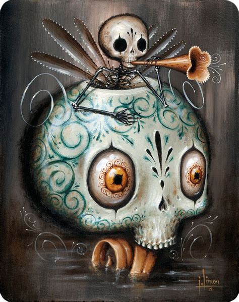 Boney Sounder By Jason Limon Skull Painting Skull Art Skull