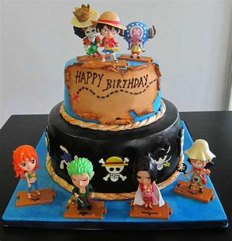 One Piece Cake Anime Cake One Piece Birthdays Birthday Cake