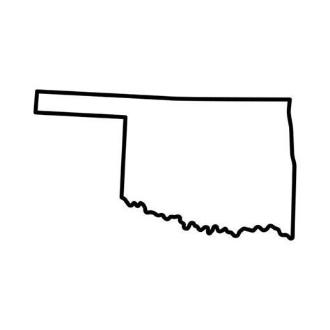 1900 Oklahoma Outline Stock Illustrations Royalty Free Vector