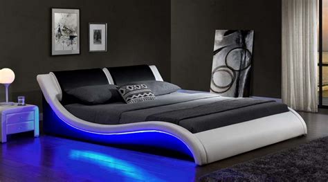 New Modern Design Led Bed S Shape 11781 Uncle Wieners Wholesale