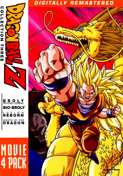 Best Buy DragonBall Z Movie Pack Collection Three Discs DVD