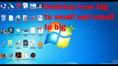 Windows 10 Desktop Icon Size Change Size Of Desktop Icons In Windows 10 Tutorials On The