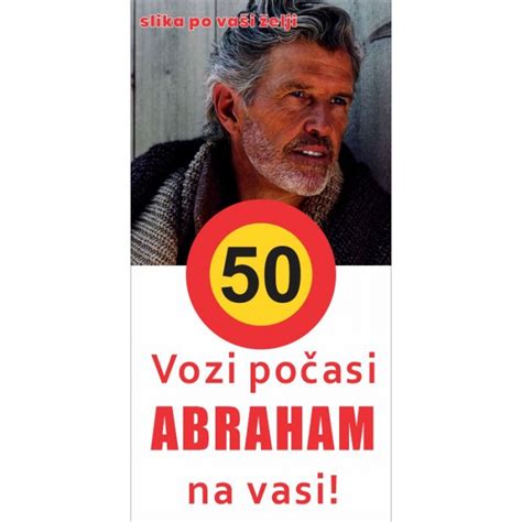 Transparent Abraham 50 Let