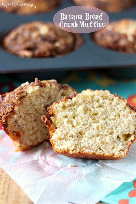 By mary (cookingreporter) on november 4, 2014 in breads, muffins november 4, 2014 breadsmuffins. Banana Bread Crumb Muffins - My Kitchen Craze