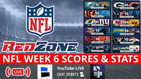 Nfl Redzone Live Streaming Scoreboard Nfl Week 6 Scores Stats