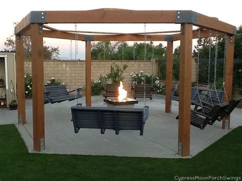 You should tamp down the ground where you plan to place the fire pit. The 25+ best Pergola with swings ideas on Pinterest | Fire ...