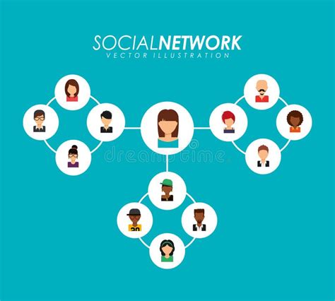 Social Network Stock Vector Illustration Of Network 59194450