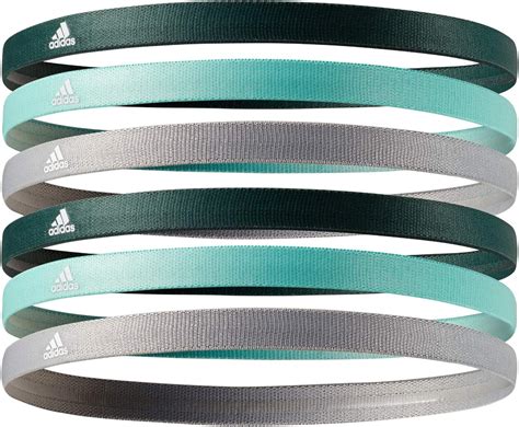 Adidas 6 Pack Sweat Band Sports Headbands With Super