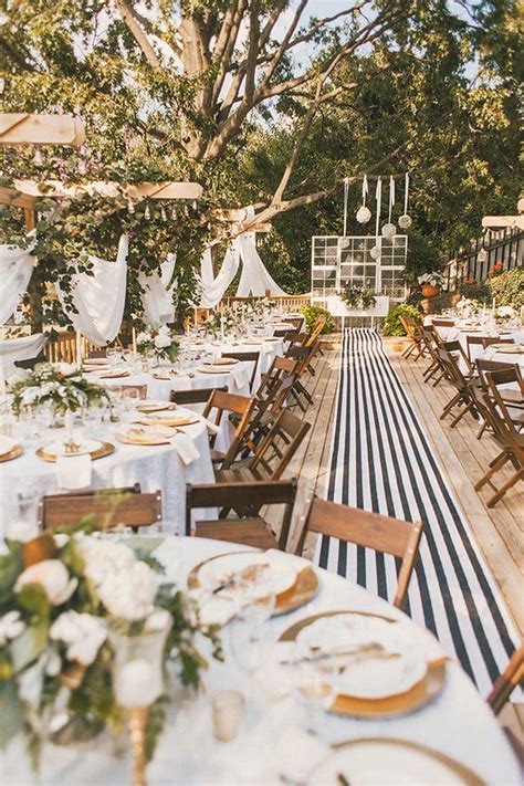 22 Rustic Backyard Wedding Decoration Ideas On A Budget