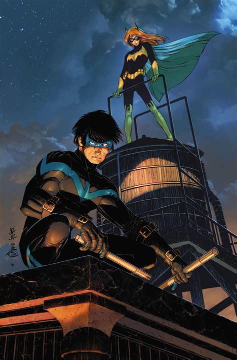 Nightwing 49 Variant Nightwing And Batgirl John Romita Jr Nightwing