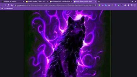 Purple Fury Fire Wolf By Allyski Wolf Painting Wolf Spirit Animal