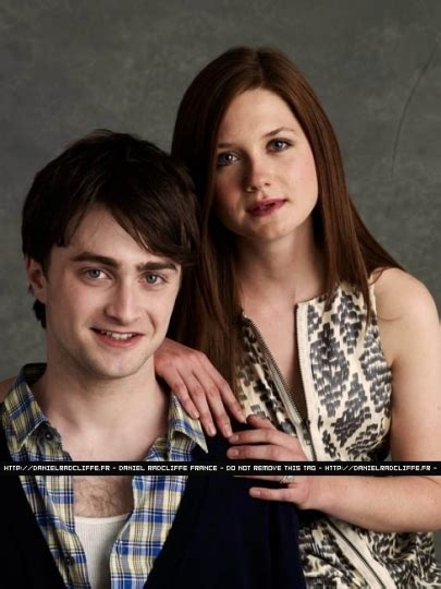 Bonnie Wright Daniel Radcliffe Emma Watson And Rupert Grint At