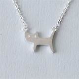 Cat Necklace Silver Pictures