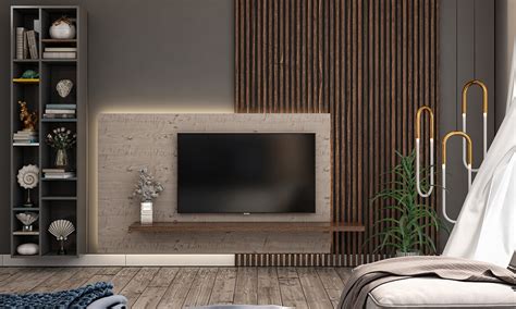 Wood Wall Design Living Room