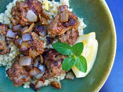 Moroccan Spiced Lamb And Couscous With Garlic Fresh Mint And Preserved