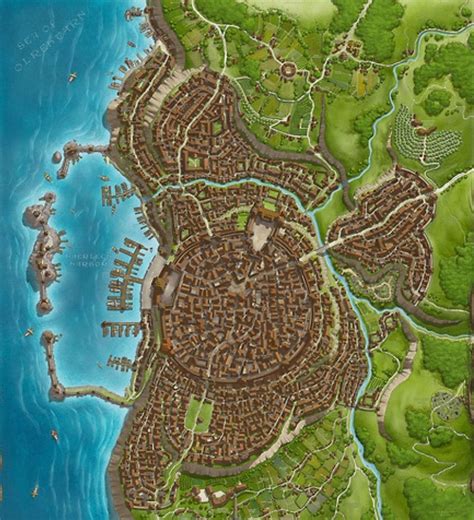 Cze Lee On Twitter Fantasy City Map Fantasy World Map