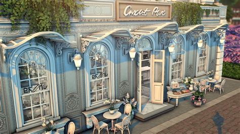 Parisian Bakery The Sims 4 Speed Build Youtube