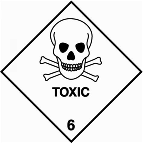 Toxic Hazard Labels