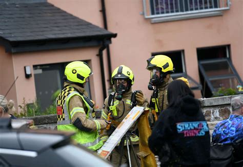 Breaking News Residents Flee As Fire Breaks Out In Inverness Flat Block