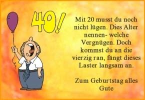 Nette und kurze geburtstagswünsche zum 40. Geburtstag Sprüche