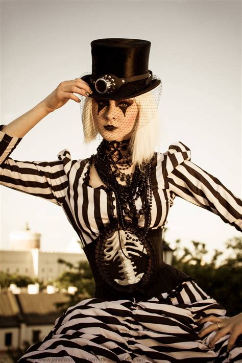 Top Hat And Dress Circo Steampunk Steampunk Costume Gothic Steampunk Steampunk Clothing