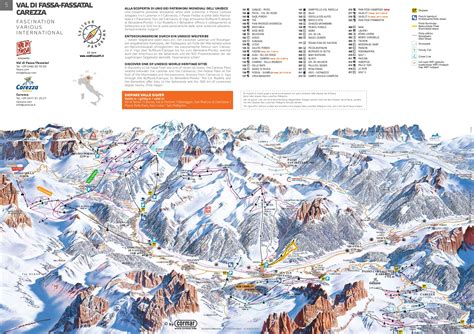 Val Di Fassa Ski Map Free Download